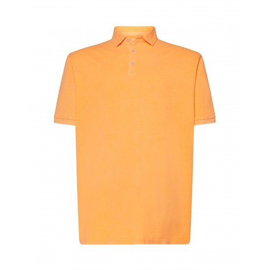 Urban Wash Pique Polo | Orange Wash | L