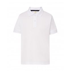 Kid Sport Pique Unisex Polo | White | 12-14