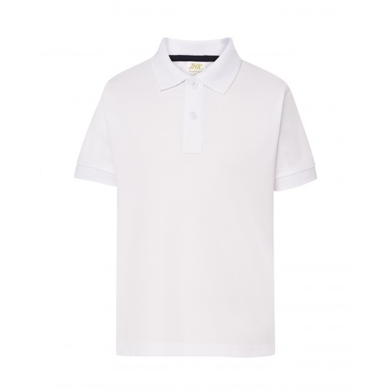 Kid Sport Pique Unisex Polo | White | 3-4