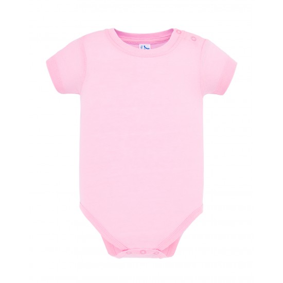 Single Jersey Unisex Baby Body | Pink | 9M