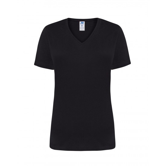 Lady Regular Comfort V-Neck | Black | XXL