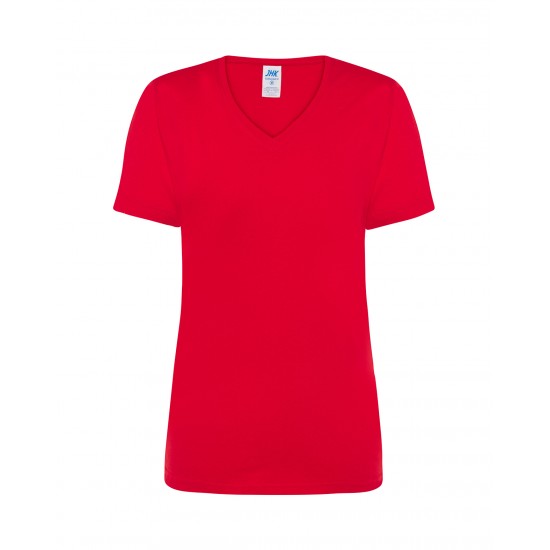 Lady Regular Comfort V-Neck | Red | XL