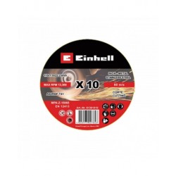 EINHELL LATA 10 DISCOS CORTE INOX/METAL 115X1MM