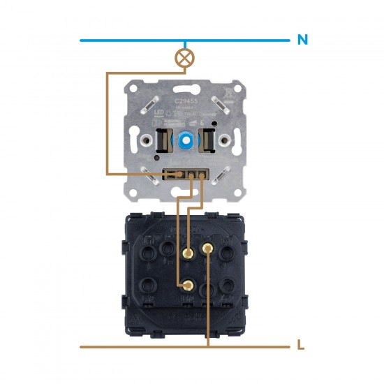 Regulador Interruptor Conmutado Universal LED Triac