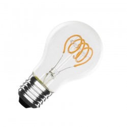 Lâmpada Filamento LED E27 4W 200 lm Regulável A60 Espiral