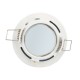 Aro Downlight Circular Branco para Lâmpada LED GU10 / GU5.3 Corte Ø 65 mm