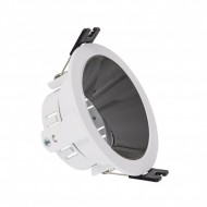 Aro Downlight Cónico Reflect Excêntrico para Lâmpadas LED GU10/ GU5.3 Corte Ø 75 mm