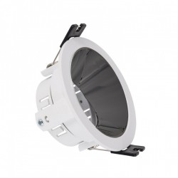 Aro Downlight Cónico Reflect Excêntrico para Lâmpadas LED GU10/ GU5.3 Corte Ø 75 mm