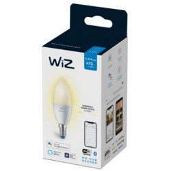 Lâmpada LED Smart WiFi + Bluetooth E14 C37 Regulável WIZ 4.9W