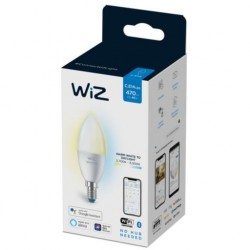 Lâmpada LED Smart WiFi + Bluetooth E14 C37 CCT Regulável WIZ 4.9W