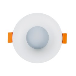 Aro Downlight Circular Branco para Lâmpada LED GU10 / GU5.3 Corte Ø 70 mm