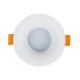 Aro Downlight Circular Branco para Lâmpada LED GU10 / GU5.3 Corte Ø 70 mm