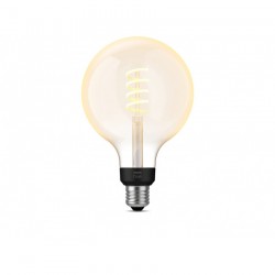 Lâmpada Filamento LED E27 7W 550 lm G125 PHILIPS Hue White Ambiance