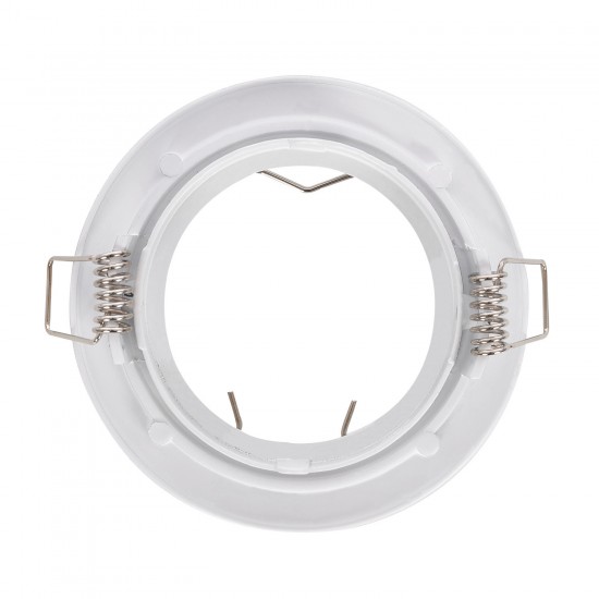 Aro Downlight Circular Basculante para Lâmpada LED GU10/GU5.3 Corte Ø 72 mm