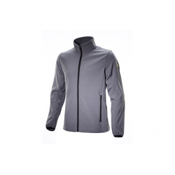 Softshell Level Litework Cinza Tam. L DIADORA