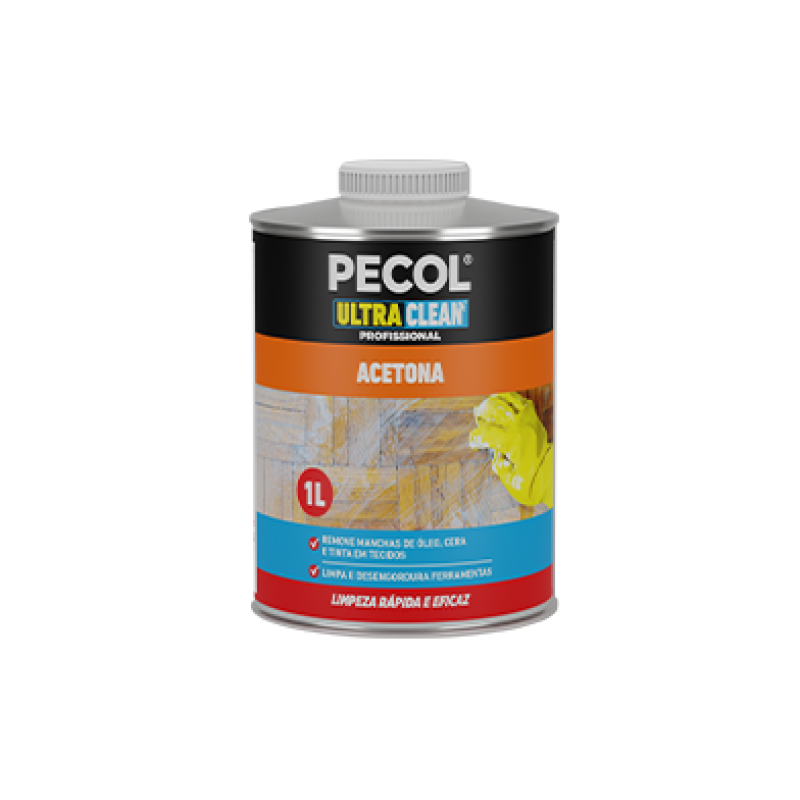 Acetona Lata 1L PECOL