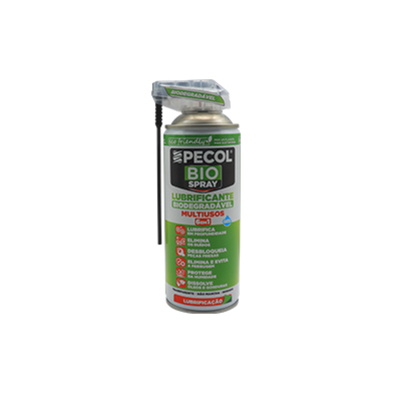 Bio P55 Spray Lubrificante Multiusos 400 ml c/válvula duplo efeito PECOL