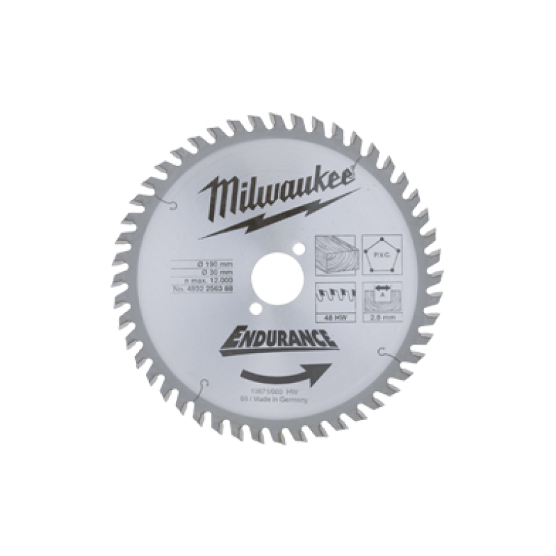 Disco Pastilhado 190mm 24 Dentes - Milwaukee