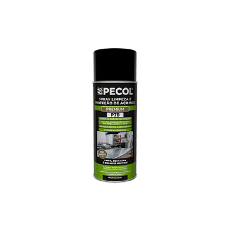 P70 Spray Proteção e Limpeza Inox - PECOL