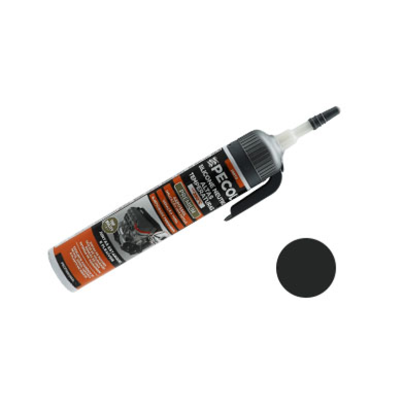 Silicone Neutro Altas Temperaturas Preto Aerosol - PECOL