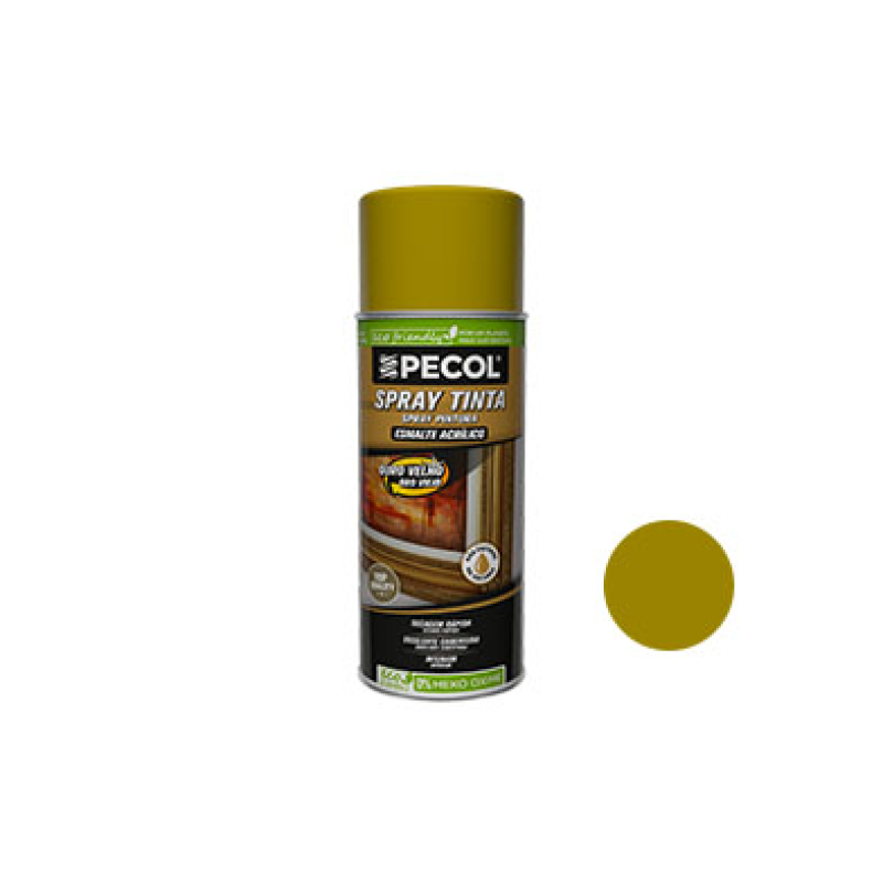 Spray Tinta Acrilica Ouro Velho PECOL