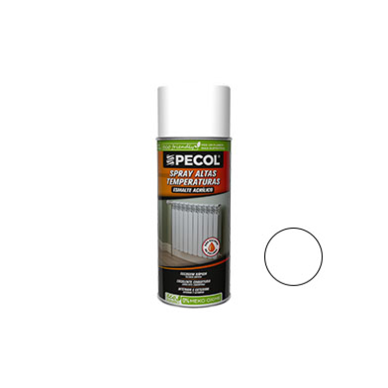 Spray Tinta Altas Temperaturas Branco PECOL