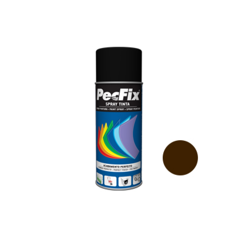 Spray Tinta P400 Castanho Ral8014 PECFIX