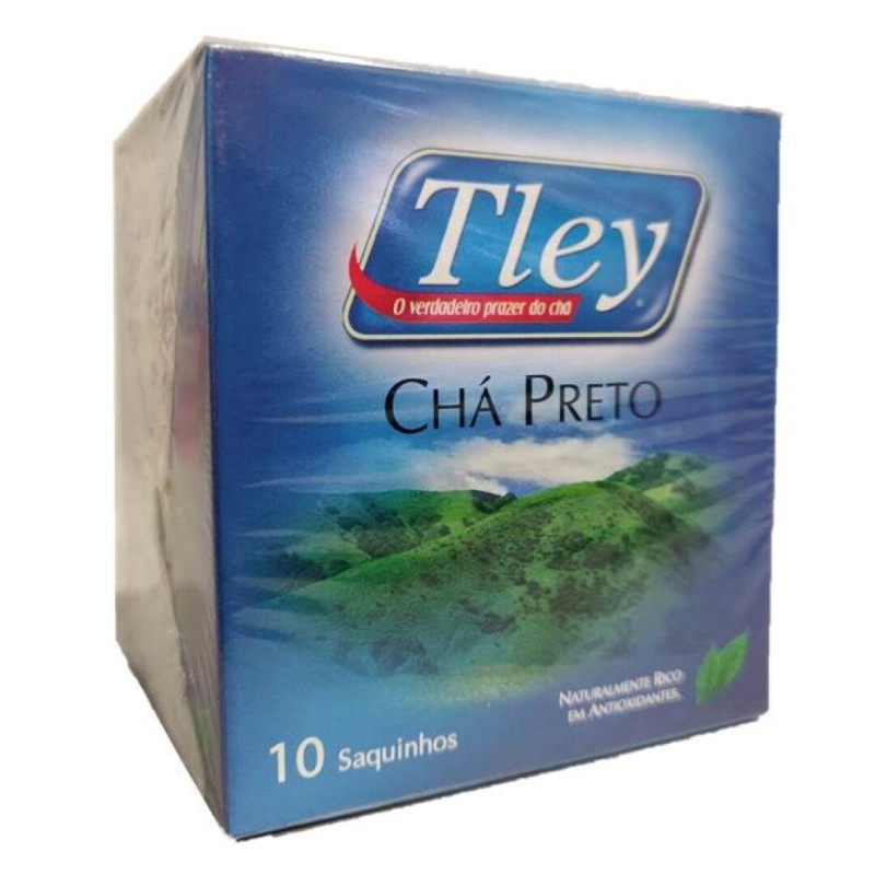 TLEY CONJ.12 PACOTES C/10 SAQUETAS CHA PRETO REF.151111