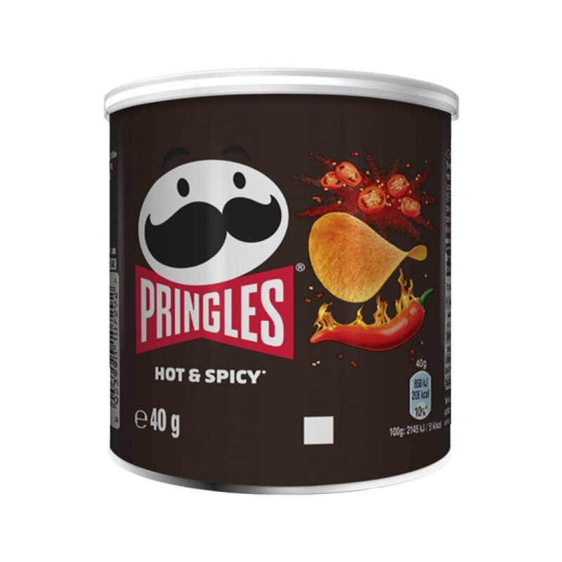 PRINGLES HOT & SPICY 40GRS