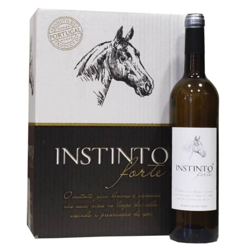 INSTINTO FORTE CONJ.6 GARRAFAS VINHO BRANCO 750ML 13º