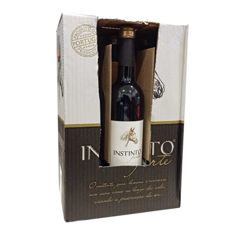 INSTINTO FORTE CONJ.6 GARRAFAS VINHO TINTO 13%VOL 750ML