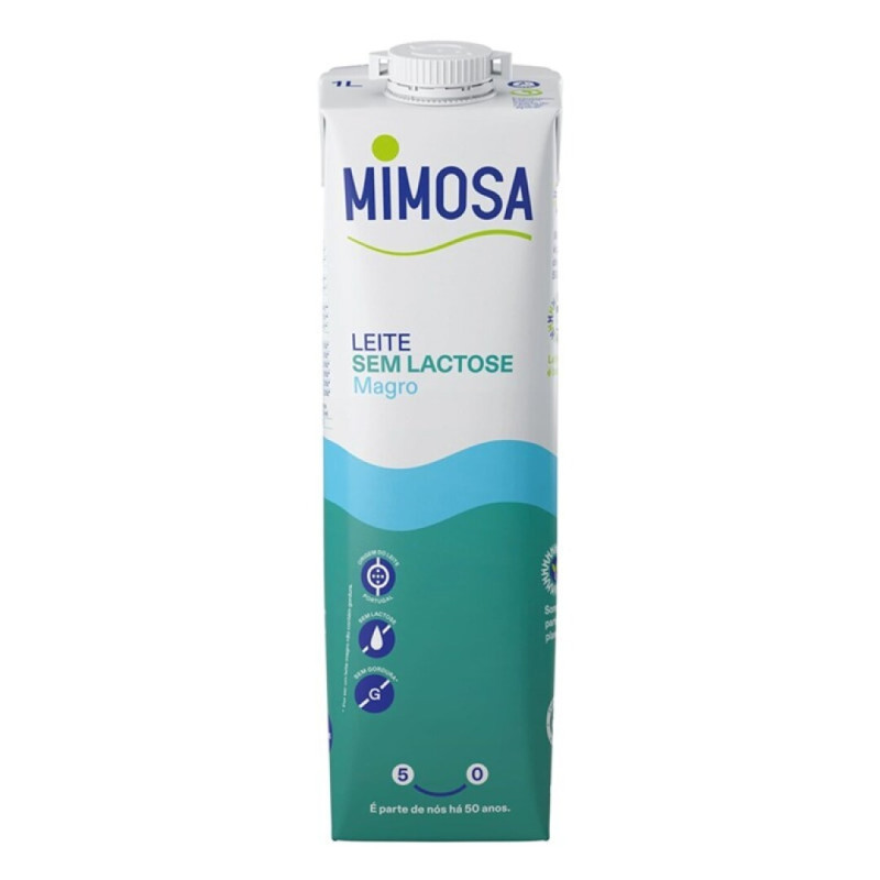 MIMOSA CONJ.6 PACOTES LEITE 0%LACTOSE MAGRO (6*1LT)