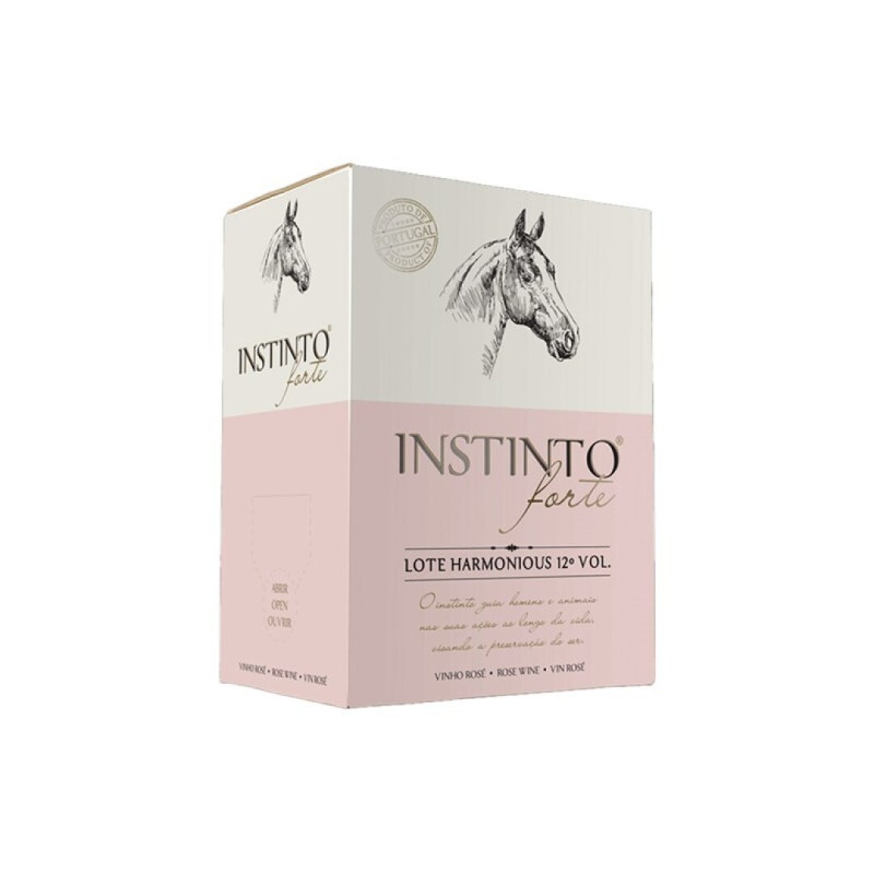 INSTINTO FORTE BOX VINHO ROSÉ 12º 5LT