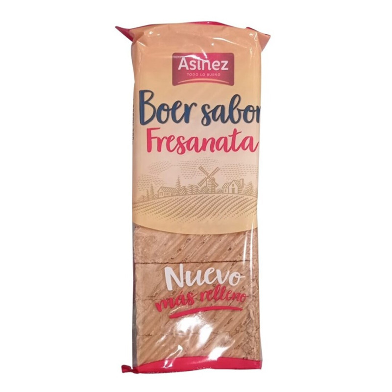 ASINEZ BOER SABOR BOLACHA WAFFER FRESANATA 280GRS