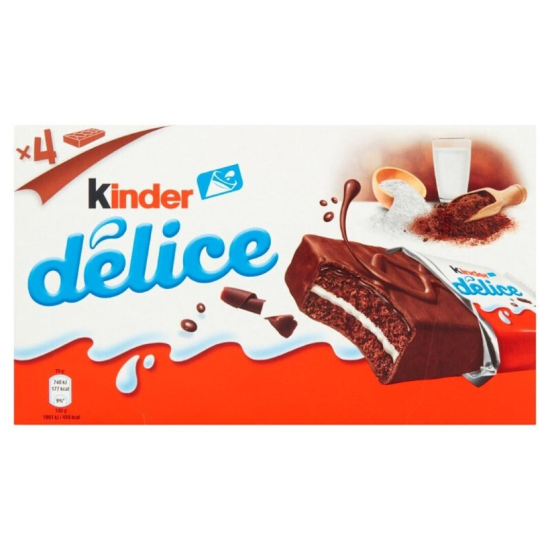 KINDER DELICE CACAU T4 156GRS