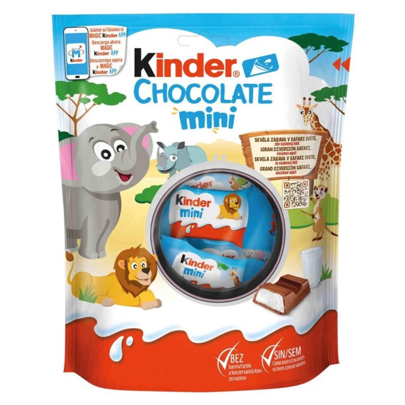 KINDER CHOCOLATE MINI 120GRS