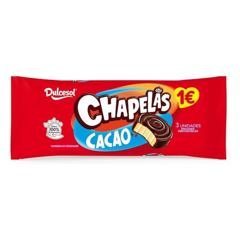 DULCESOL CHAPELAS CHOCO 4UNID