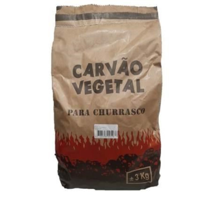 CARVAO VEGETAL SACO 3KG REF.503