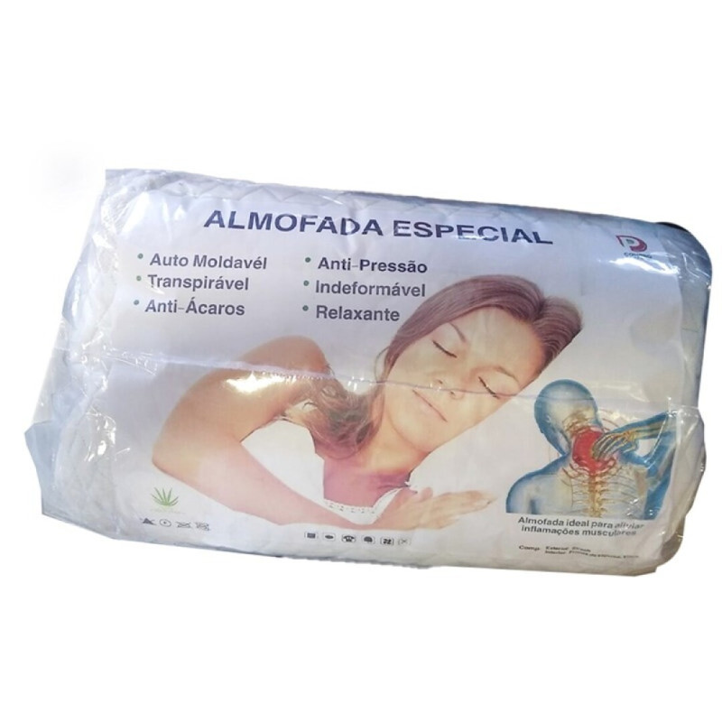 ALMOFADA ESPECIAL P/DORMIR IDEAL P/ALIVIAR DORES MUSCULARES