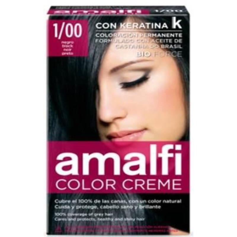 AMALFI TINTA CABELO PRETO Nº1/00 50ML - SM-41.4662