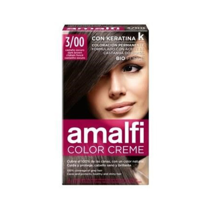 AMALFI TINTA CABELO CASTANHO ESCURO Nº3/00 50ML - SM-41.4663