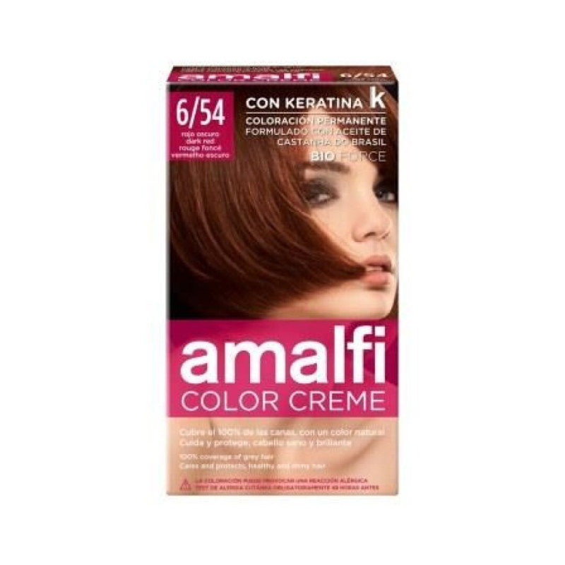 AMALFI TINTA CABELO VERMELHO ESCURO Nº6/54 50ML - SM-41.4670