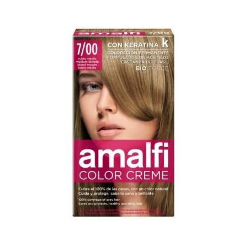 AMALFI TINTA CABELO LOURO MEDIO Nº7/00 50ML - SM-41.4672