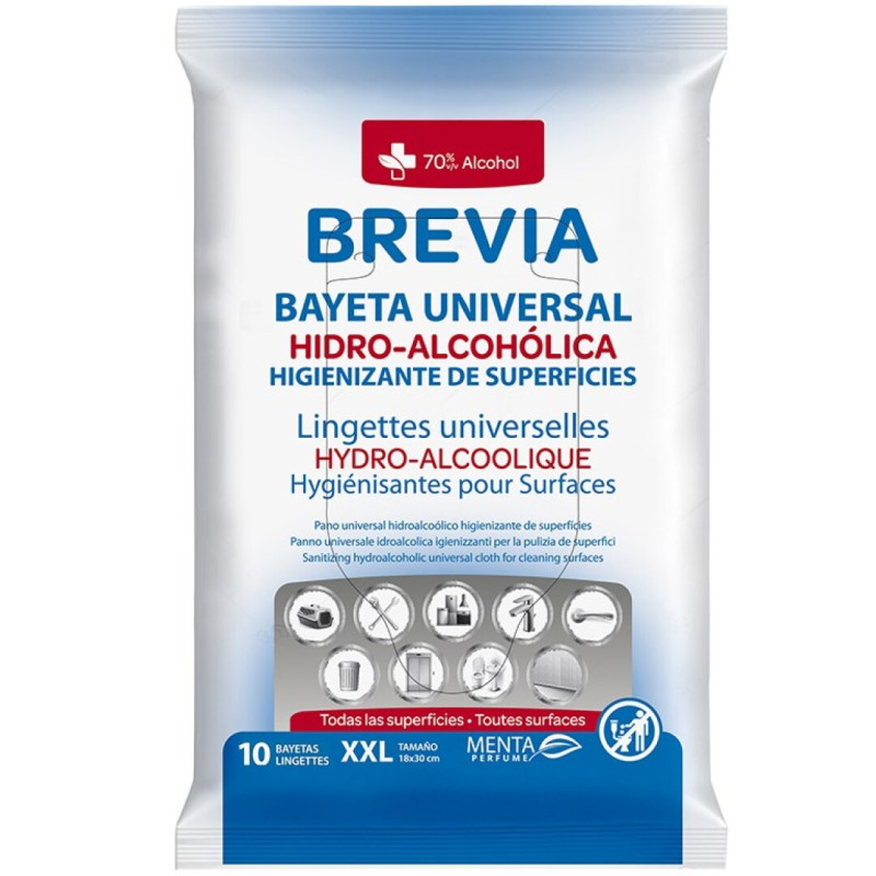 BAYETA XXL HIGIENIZANTE SUPERFICIES HIDRO-ALCOOLICA P-10UNID - SM-48.5283