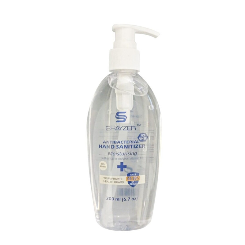 GEL DE MÃOS ANTIBACTERIANO SHAYEZER 200ML - SM-41.7225