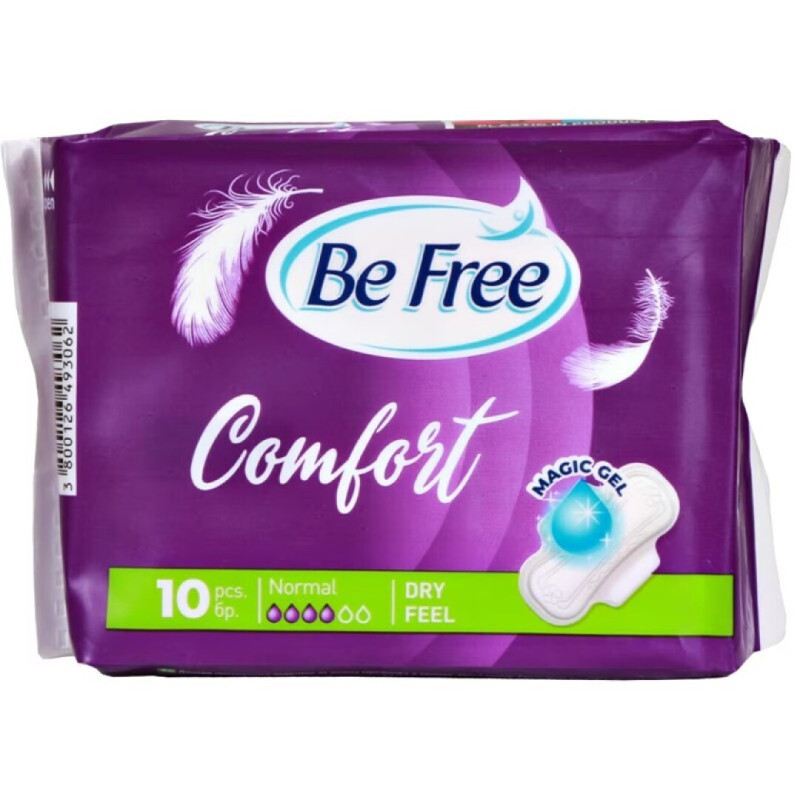 PENSOS HIGIENICOS BE FREE CONFORT DRY NORMAL 10UN - SM-41.8281