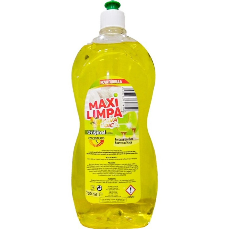 MAXI LIMPA LAVA LOIÇA LIMAO 750ML