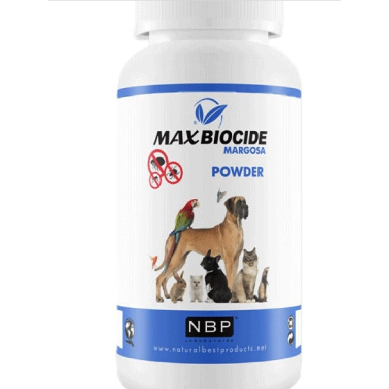 MAXBIOCIDE MARGOSA POWDER REPELENTE EM PO P/ANIMAIS 100GRS