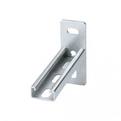 Suporte perfurado zincado 41 x 41 x 2,5 x 300 mm