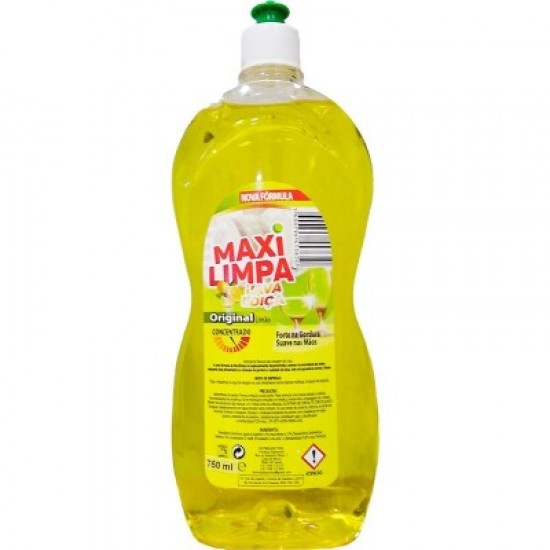 MAXI LIMPA LAVA LOIÇA LIMAO 750ML